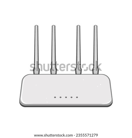 speed router cartoon. device communication, equipment switch, broadband gateway speed router sign. isolated symbol vector illustration