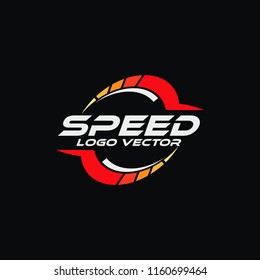 Speed RPM Auto Car Logo Template Vector Illustration Icon 