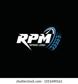 Speed Rpm Logo Design Inspirations Stock Vector (Royalty Free) 1551690161