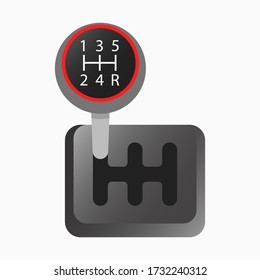 Speed Shifter GearBox Illustration Vector Icon