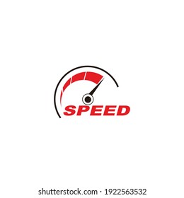 speed silhouette internet. abstract symbol speed logo design icon. vector