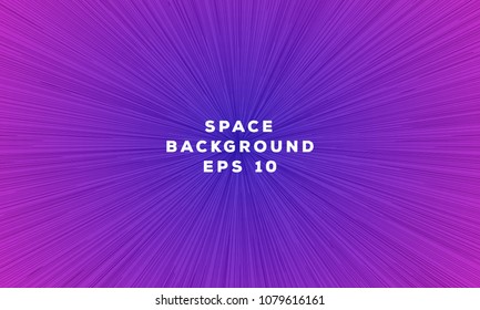 Speed space geometric backgound trendy color gradient line style for web page, motion graphic, cosmos illustration. Sunburst backdrop. Circular line colorful motion pattern. Vector 10 eps