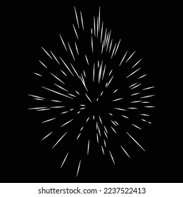speed spark anime cartoon effect