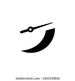 speed  speedometer logo icon graphic design template vector