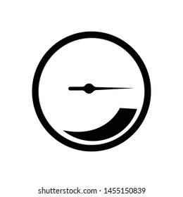 speed  speedometer logo icon graphic design template vector