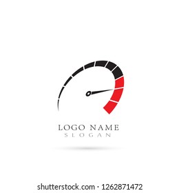 Speed, Speedometer & RPM Logo. Icon & Symbol Vector Template