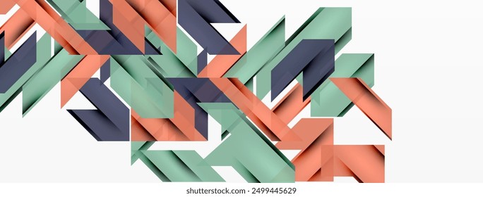 Speed and sport geometric background. Color lines dynamic template for wallpaper, banner, background or landing