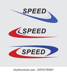 Speed and sport logo design, silhouette speedometer symbol icon vector,speed Auto car Logo Template vector illustration icon design