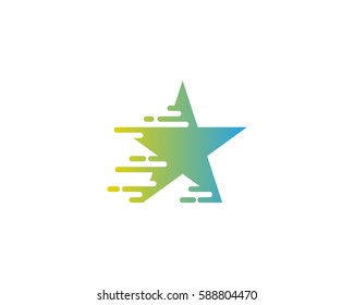 Speed Star Logo Design Element
