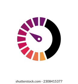 Speed symbol icon abstract speed logo design vector.
