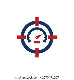 Speed Target Logo Icon Design