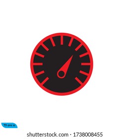 speed test icon design vector illustration template