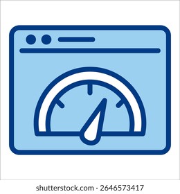 Speed Test Icon Illustration Vector Collection