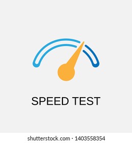 Speed test icon. Speed test symbol design. Stock - Vector illustration can be used for web