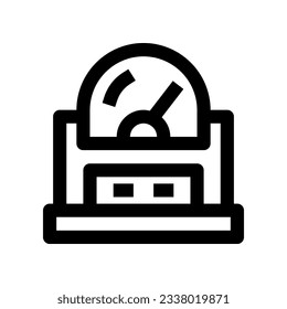 speed test icon for your website, mobile, presentation, and logo design.