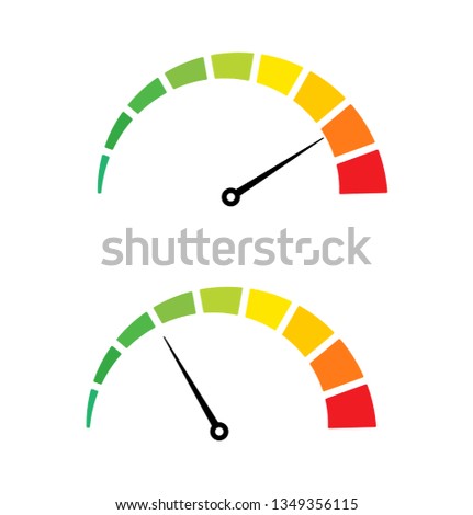 Speed test internet measure. Speedometer icon fast upload download rating. Quick level tachometer accelerate.
