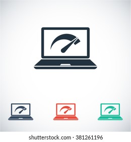 Speed Test Laptop Icon