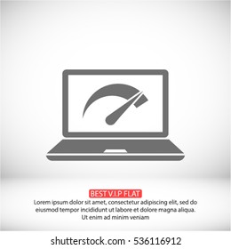 Speed test laptop  icon