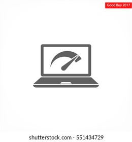 Speed test laptop  icon