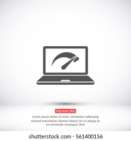 Speed test laptop  icon