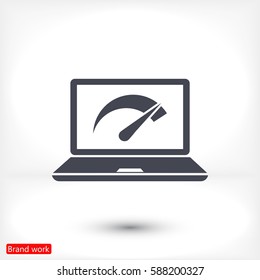Speed test laptop  icon