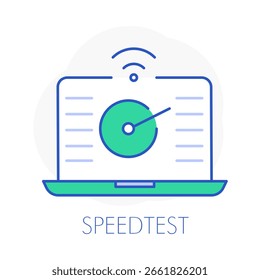 Speed Test, Performance, Internet Speed, Optimization, Web Speed Icon