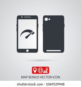 Speed test phone  icon