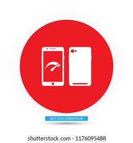 Speed test phone  icon