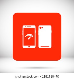 Speed test phone  icon