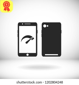 Speed test phone  icon
