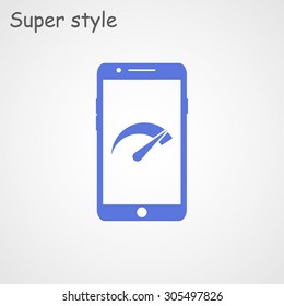 speed test phone icon