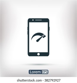 speed test phone icon