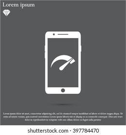 speed test phone icon