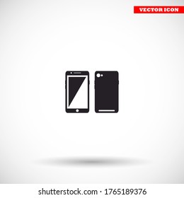 Icono de la prueba de velocidad del teléfono, lorem ipsum Diseño plano