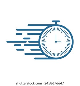 Speed Time Icon Logo Design vector element  template