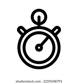 speed timer icon or logo isolated sign symbol vector illustration - high quality black style vector icons