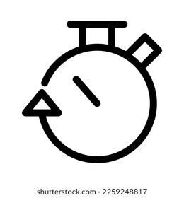 icono del temporizador de velocidad o logotipo símbolo de signo aislado ilustración del vector - iconos vectoriales de estilo negro de alta calidad