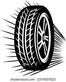 Speed Tire Digital EPs Vector graphics File