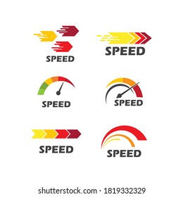 Speed, top speed,f aster logo illustration vector design