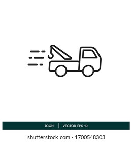 coche de remolque de velocidad elemento de diseño vectorial vectorial eps 10