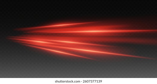Speed ​​neon trace and lines. Light effect of laser movement.