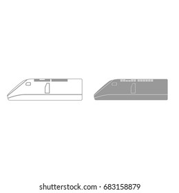 Speed train icon .