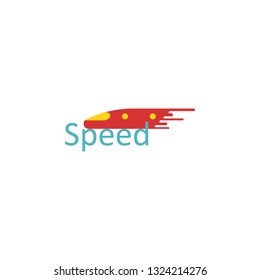 speed, train, icon Vector illustration isolated on white background. Perfect to use for print layouts, web banners design and other creative projects - Vector