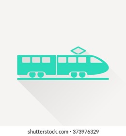 speed train vector icon