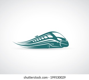 Speed Train - Vector Illustration