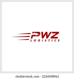 speed transportation vector logo design