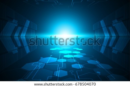 speed tunnel connection networking concept design background