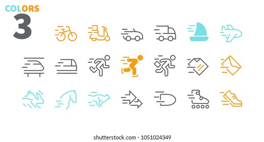 Speed UI Pixel Perfect Well-crafted Vector Thin Line Icons 48x48 Ready for 24x24 Grid for Web Graphics and Apps. Simple Minimal Pictogram