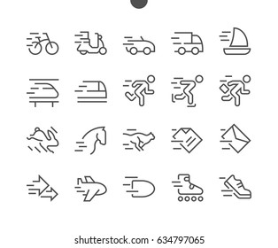 Speed UI Pixel Perfect Well-crafted Vector Thin Line Icons 48x48 Ready for 24x24 Grid for Web Graphics and Apps with Editable Stroke. Simple Minimal Pictogram Part 2-2