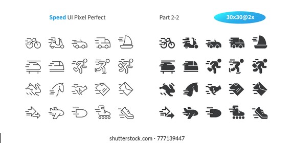 Speed UI Pixel Perfect Well-crafted Vector Thin Line And Solid Icons 30 2x Grid for Web Graphics and Apps. Simple Minimal Pictogram Part 2-2